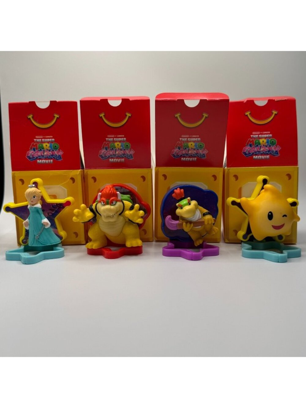 McDonalds Super Mario Galaxy Movie Happy Meal Toy Lot